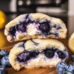 Lemon Blueberry Cheesecake Cookies