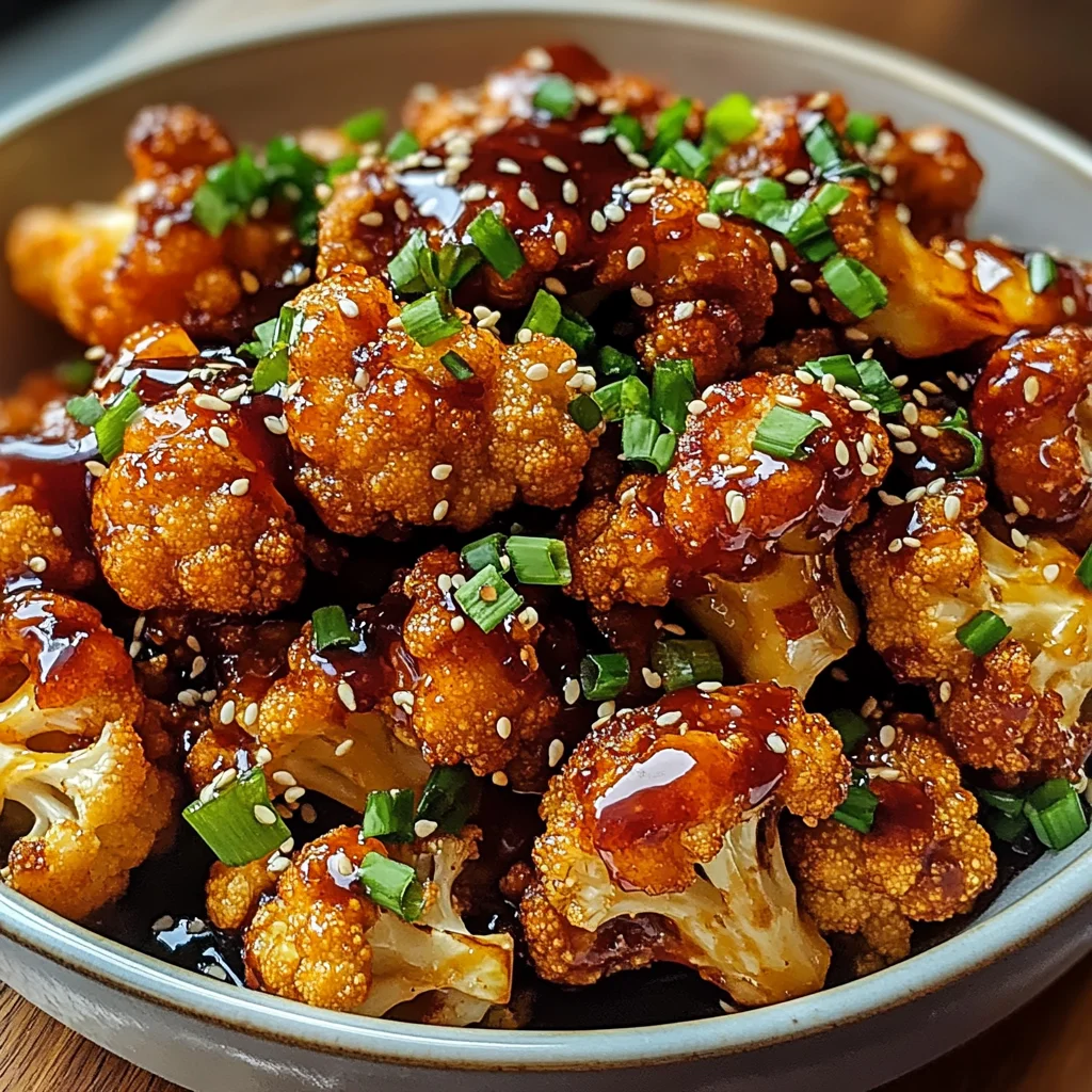 Maple Sriracha Roasted Cauliflower