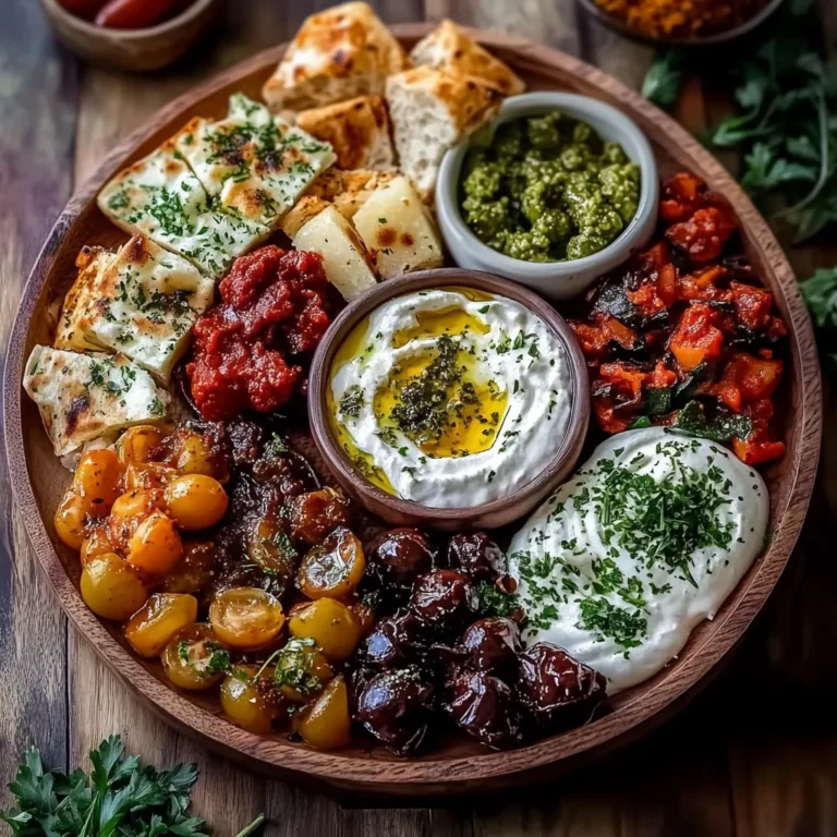 Mediterranean Mezze Tapas Platter: Easy and Vibrant Delight