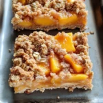 Peach Crumble Bars