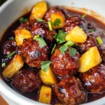 Pineapple BBQ Meatballs