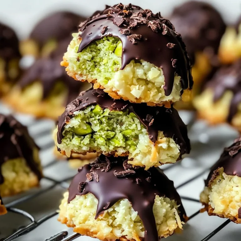 Pistachio Coconut Macaroons