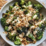 Roasted Broccoli Caesar Salad