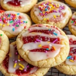 Strawberry Pop Tart Sugar Cookies