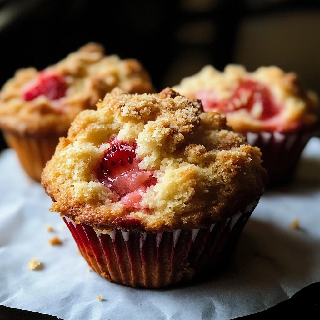 Strawberry Streusel Muffins