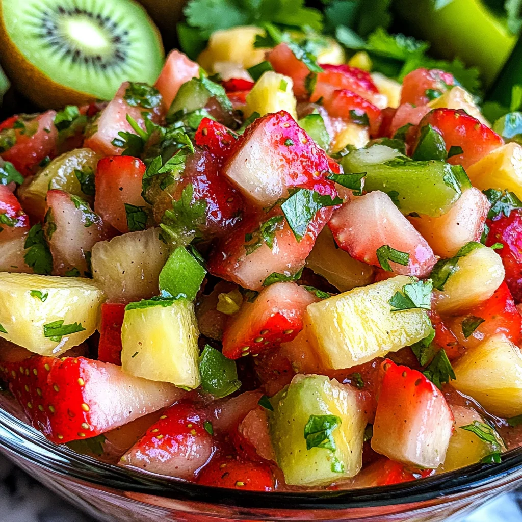 Tangy Pineapple Strawberry Salsa