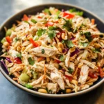 Thai Chicken Salad with Peanut Dressing