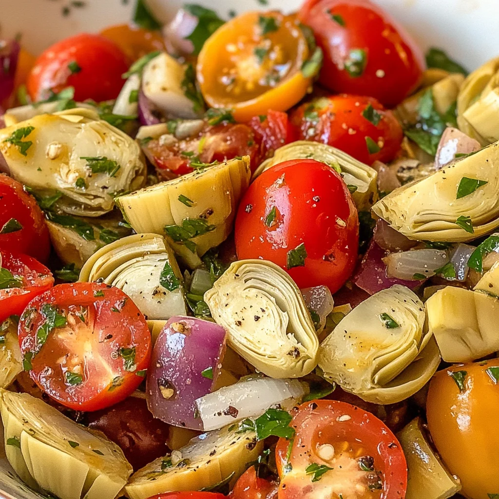 Tuscan Artichoke Tomato Salad