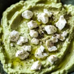 avocado feta protein dip (quick snack)