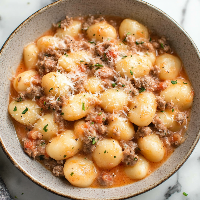 Ground Beef Gnocchi