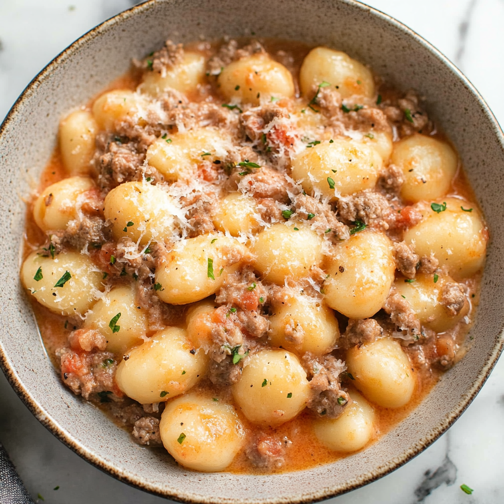Ground Beef Gnocchi
