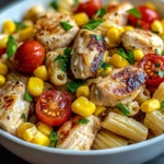honey mustard chicken pasta salad