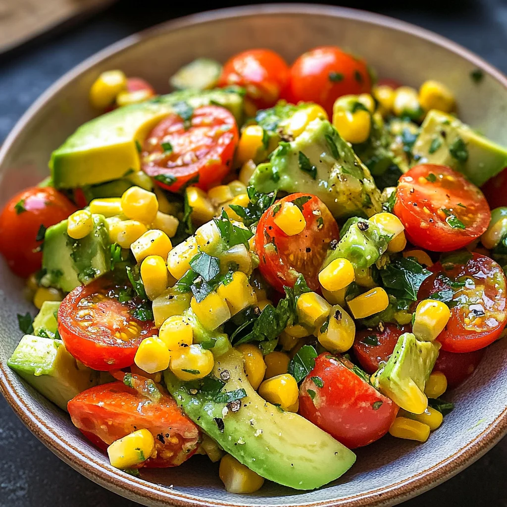 Avocado Corn Salad