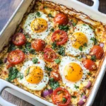 Baked Feta Eggs