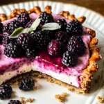 Blackberry Pretzel Dessert