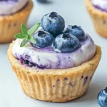 Blueberry Cheesecake Cookie Cups