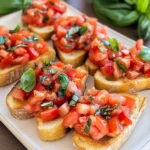 Bruschetta mit Tomaten - klassisch italienisch