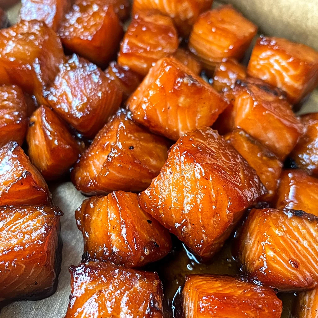 Candied Smoked Salmon Bites