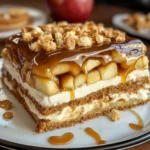 Caramel Apple Eclair Cake