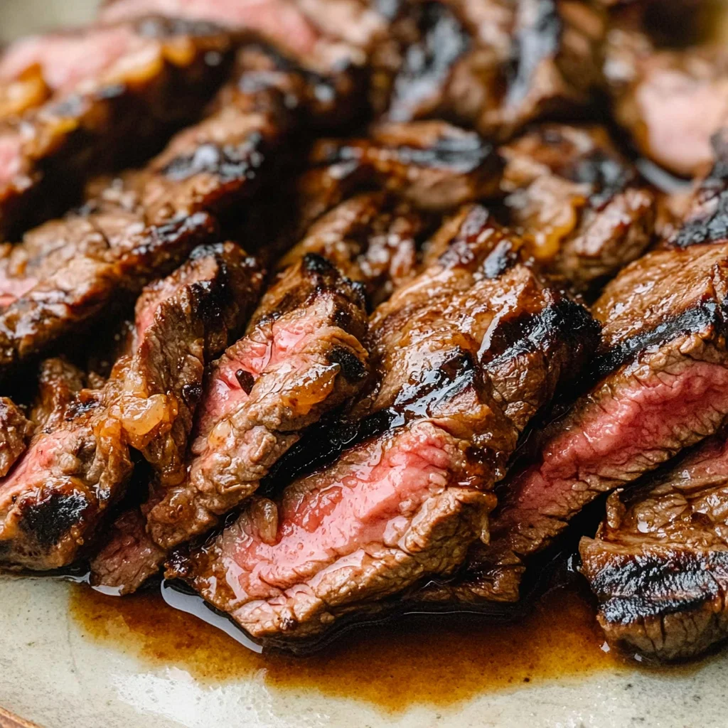 Charred and Juicy Marinated Skirt Steak