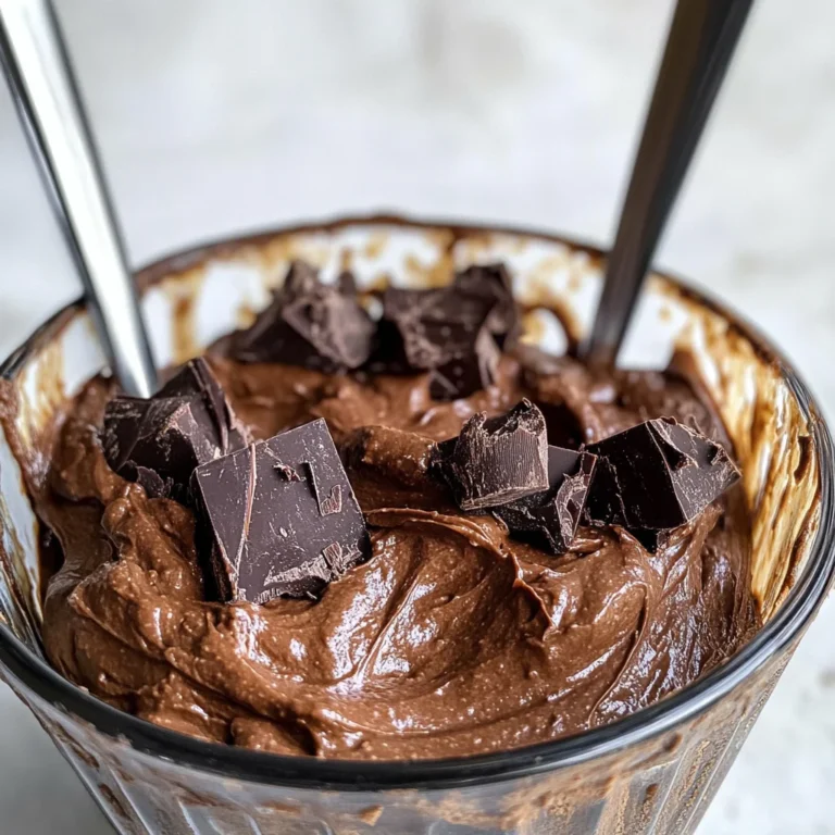 Chickpea Edible Brownie Batter