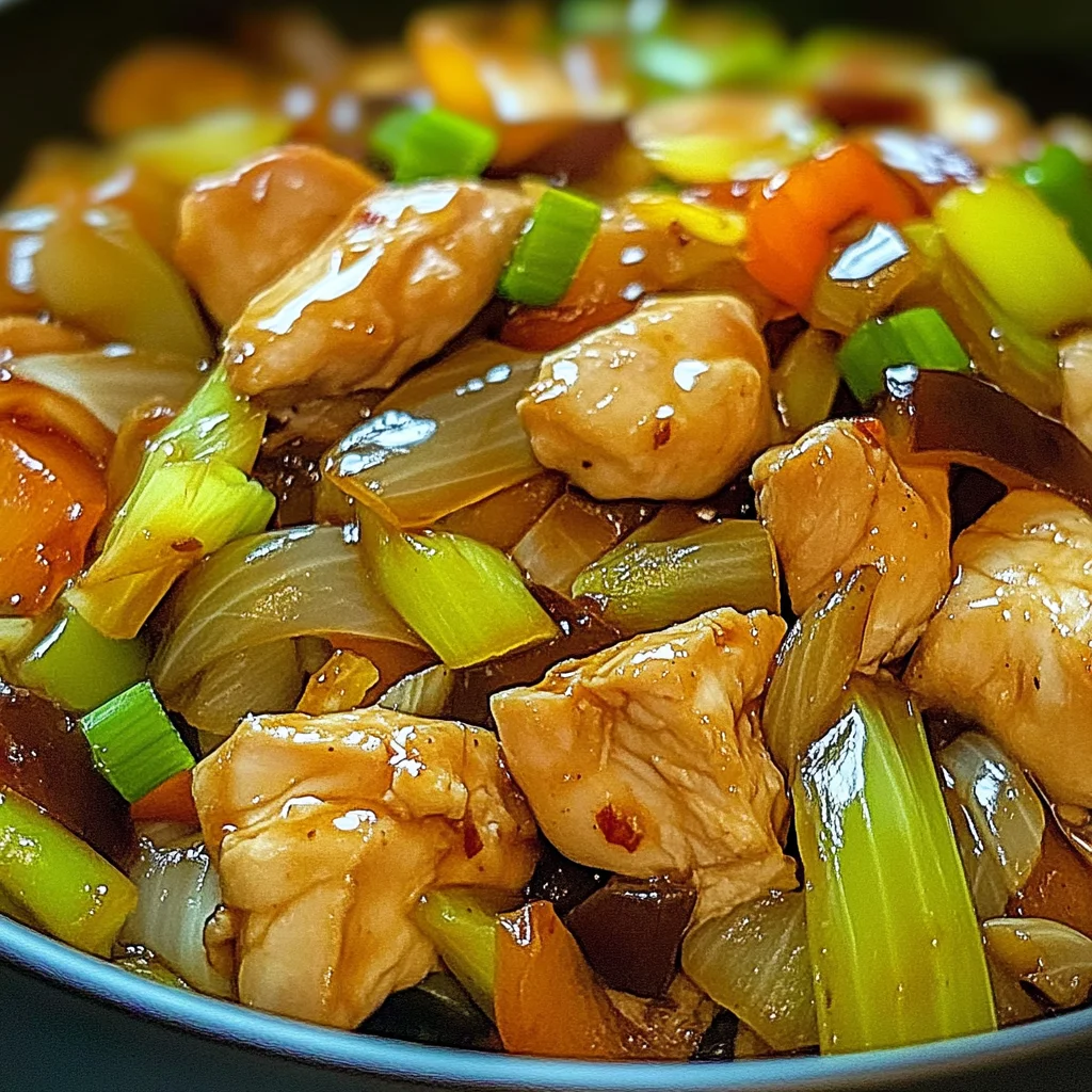 Chinese Chicken Cabbage Stir-Fry