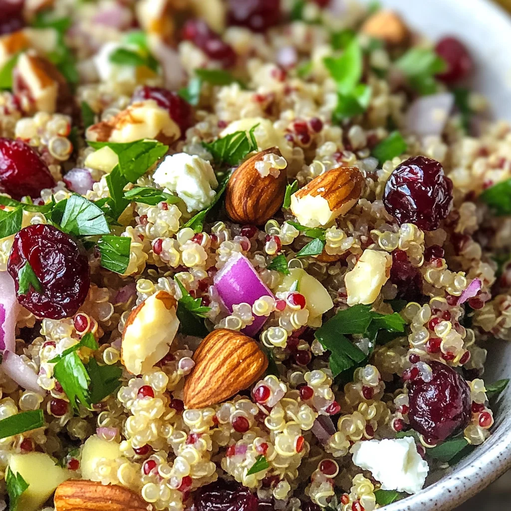 Cranberry Walnut Quinoa Salad