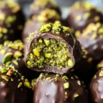 Dubai Chocolate Balls with Pistachio Kunefe Filling