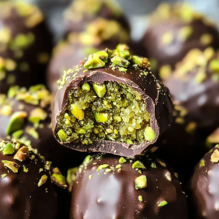 Dubai Chocolate Balls with Pistachio Kunefe Filling