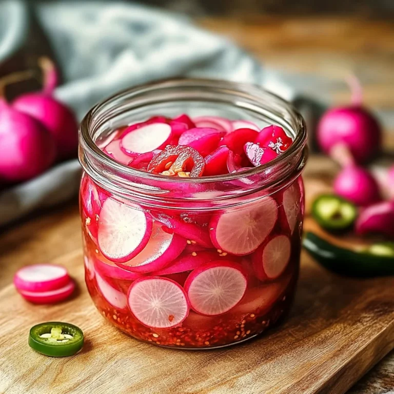 Easy Quick Pickled Radishes