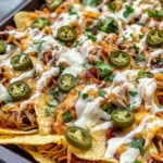 Easy Sheet Pan BBQ Chicken Nachos