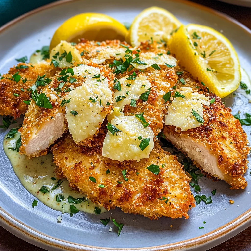 Easy Zesty Lemon Pecorino Crispy Chicken: An Amazing Ultimate Recipe