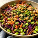Edamame Salad with Peanut Sauce