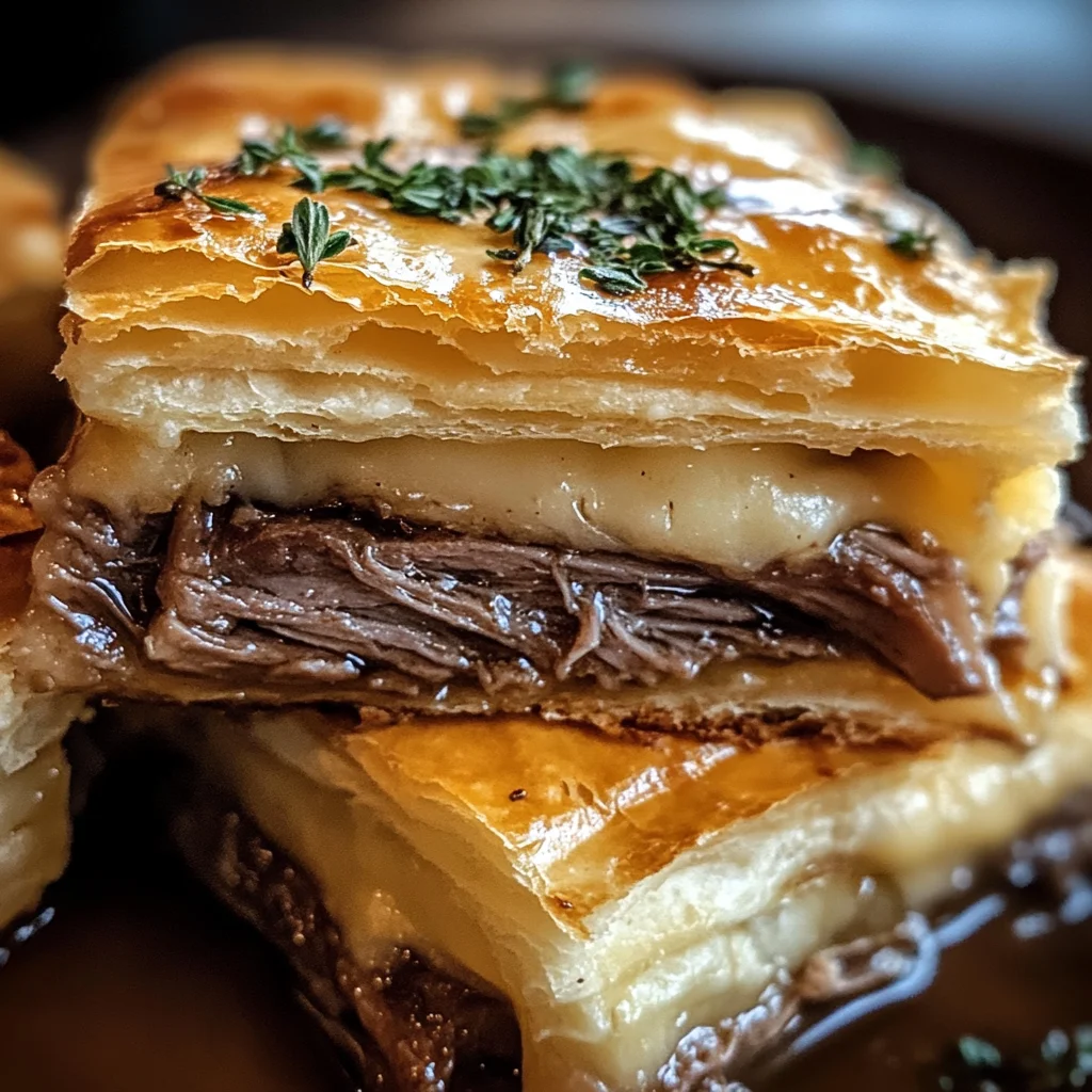 French Dip Squares
