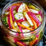 Fridge Pickled Radish & Veggies: Crunchy & Flavorful Delight