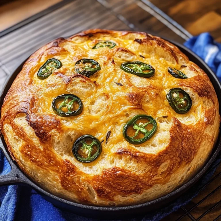 Jalapeno Cheddar Dutch Oven Bread
