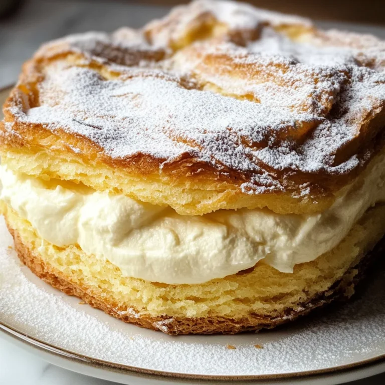 Karpatka - Polish Carpathian Mountain Cream Cake