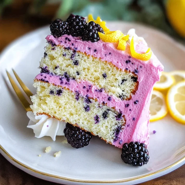 Lemon Blackberry Cake