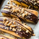 Low Calorie Frozen Banana Snickers