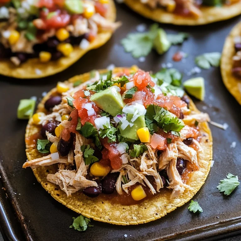 Mexican Rotisserie Chicken Tostadas