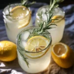 Mint and Rosemary Lemonade with Vanilla