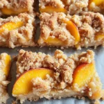 Peach Crumb Bars