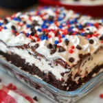 Red White Blue Chocolate Lasagna