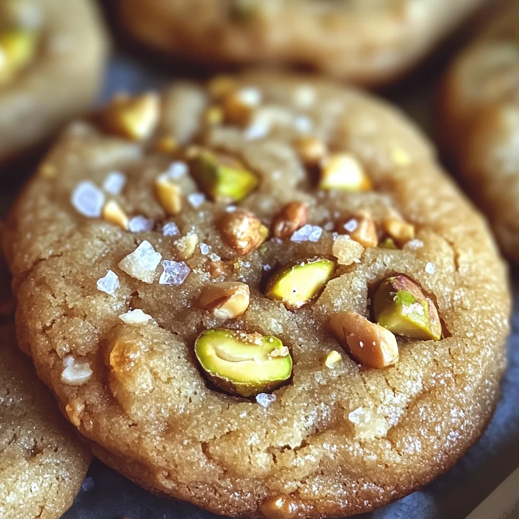 Salted Honey Pistachio Cookies