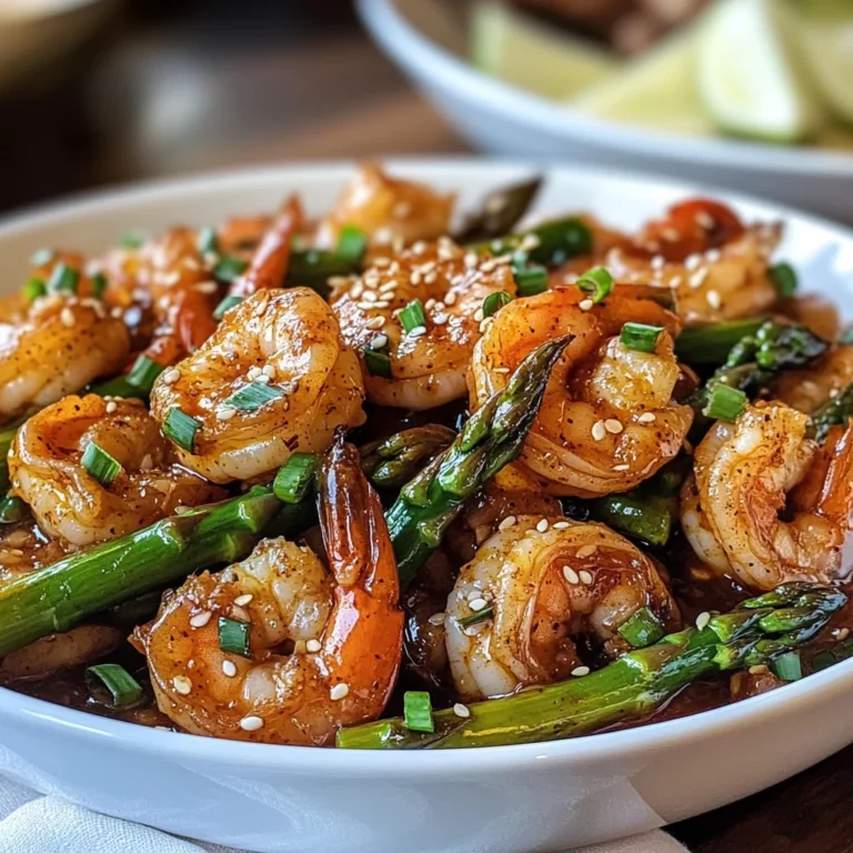 Sweet Chili Shrimp with Asparagus