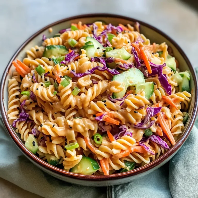 Tasty High Protein Asian Pasta Salad