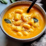 Tasty Pumpkin Gnocchi Soup