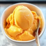 The Best Peach Sorbet Without Ice Cream Maker