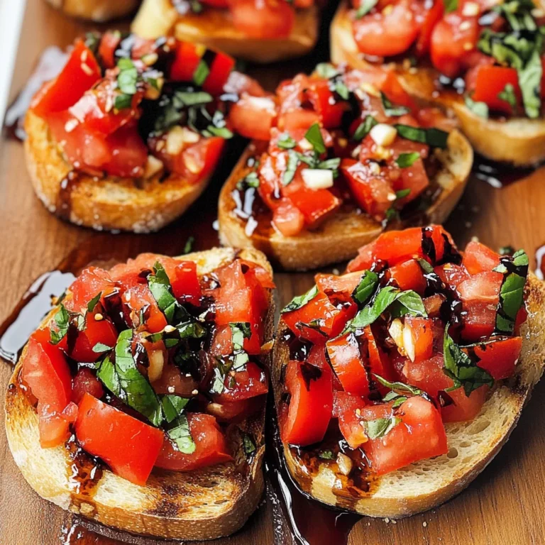 Tomato and Basil Bruschetta