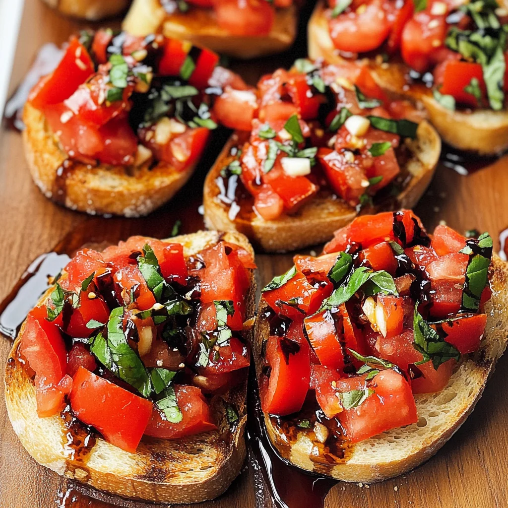 Tomato and Basil Bruschetta